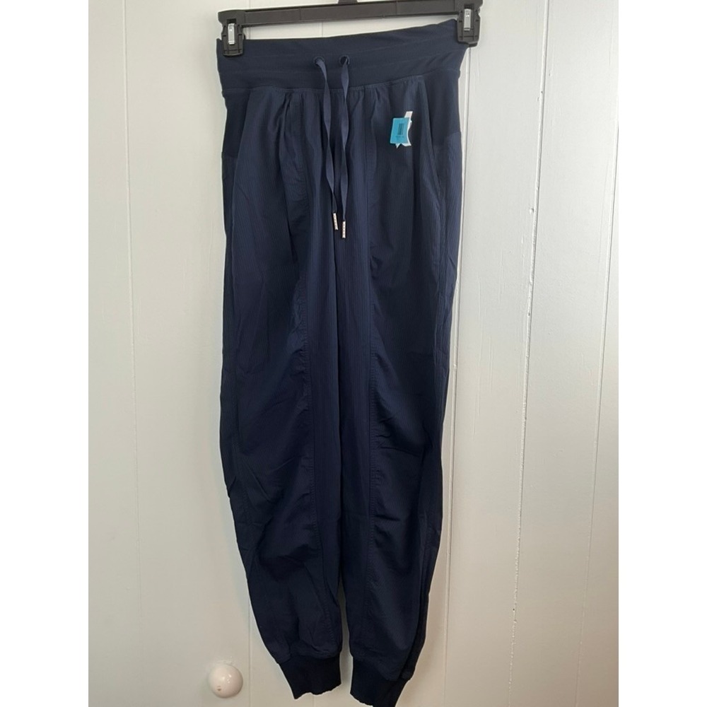 Lululemon Black Striped Joggers Size 4 Street to Studio‎ Activewear Pants